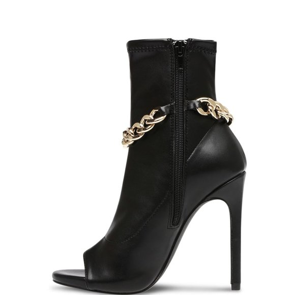 Steve Madden ELETTRA-C BLACK Bootie - Picture 3 of 5